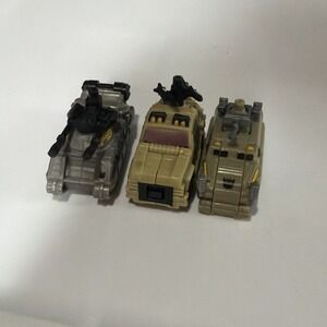 Lot Of 3 Transformers Power Core Combiner Drones - Military Themed
